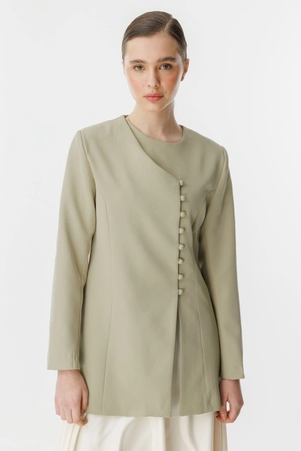 Soft Slim Fit Çağla Ceket