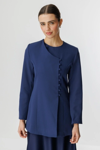 Soft Slim Fit Lacivert Ceket Soft Slim Fit Lacivert Ceket