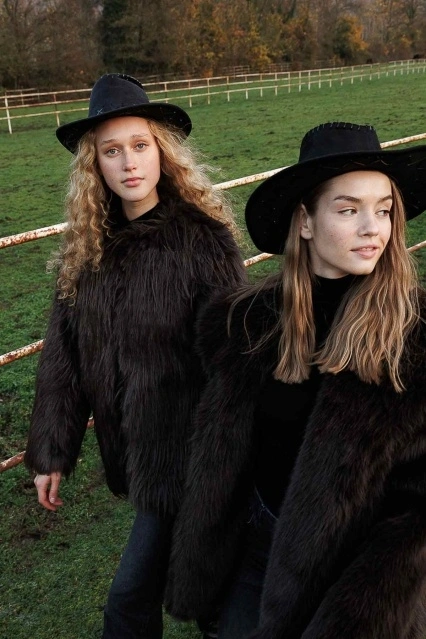 Suni Kürk Kahve Ceket