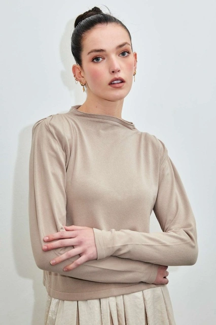 Vatkalı Crop Vizon Top