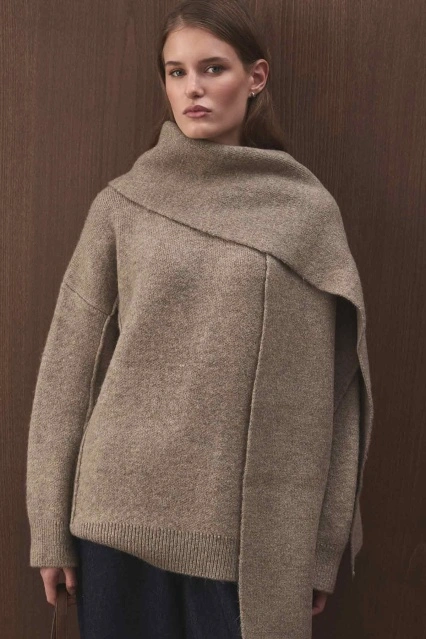 Yumuşak Dokulu Vizon Atkı