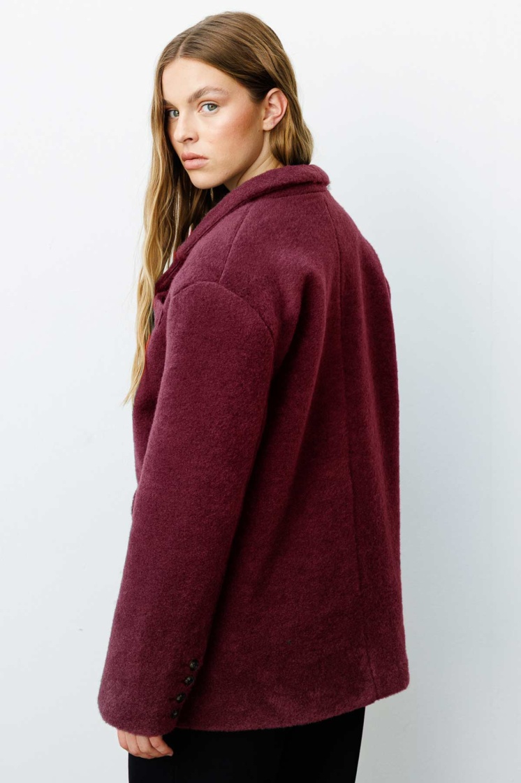 Alaska Kruvaze Bordo Blazer