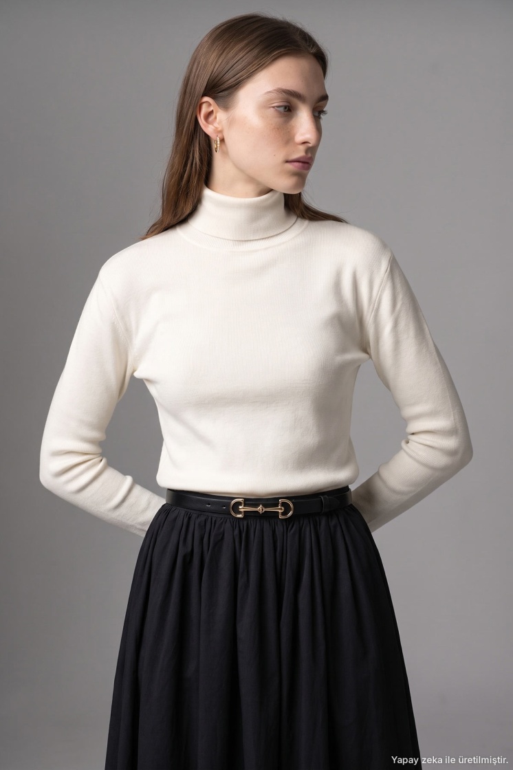 Boğazlı Ekru Body - 3
