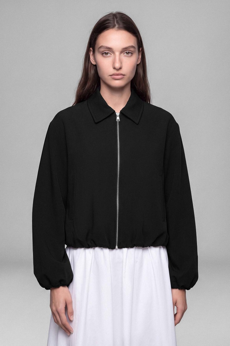 Bomber Siyah Ceket