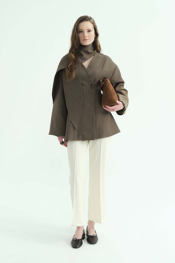 Flare Krem Pantolon