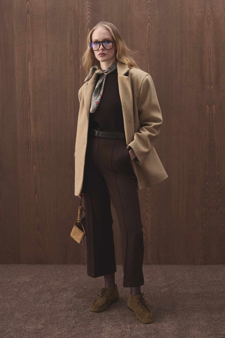 Kaşe Blazer Deve Tüy Ceket