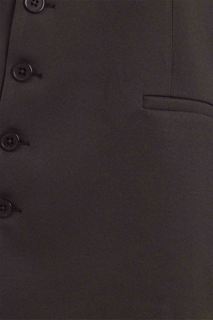Lorien Dik Yaka Kahve Blazer