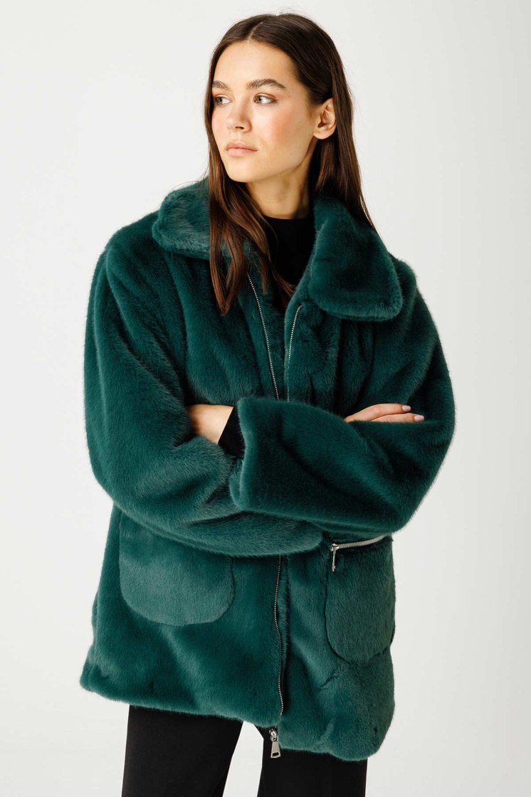 Peluş Yeşil Kaban - 5