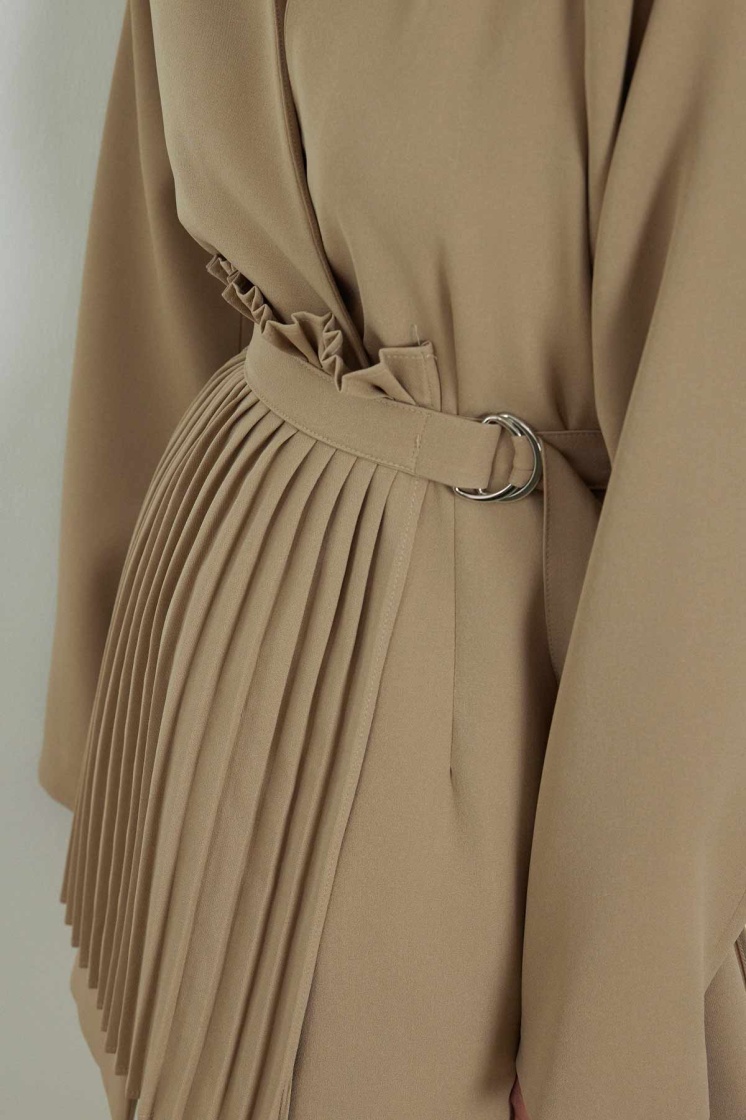 Pilise Aksesuarlı Blazer Taş Ceket