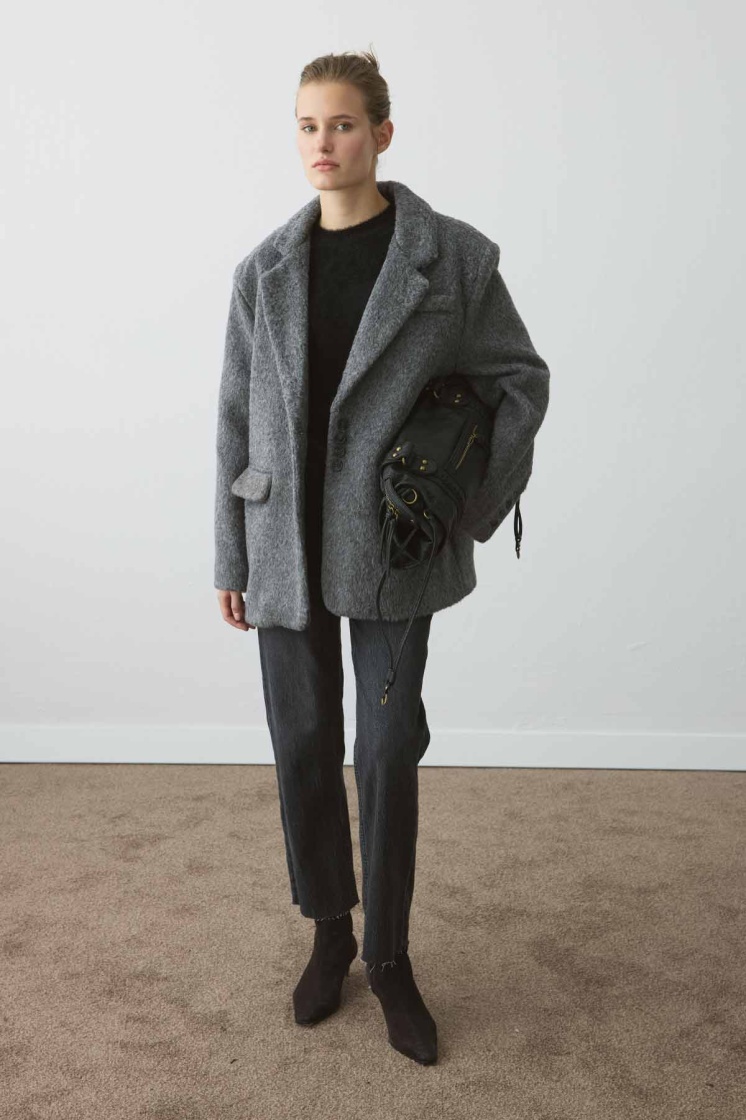 Premium Kruvaze Antrasit Blazer