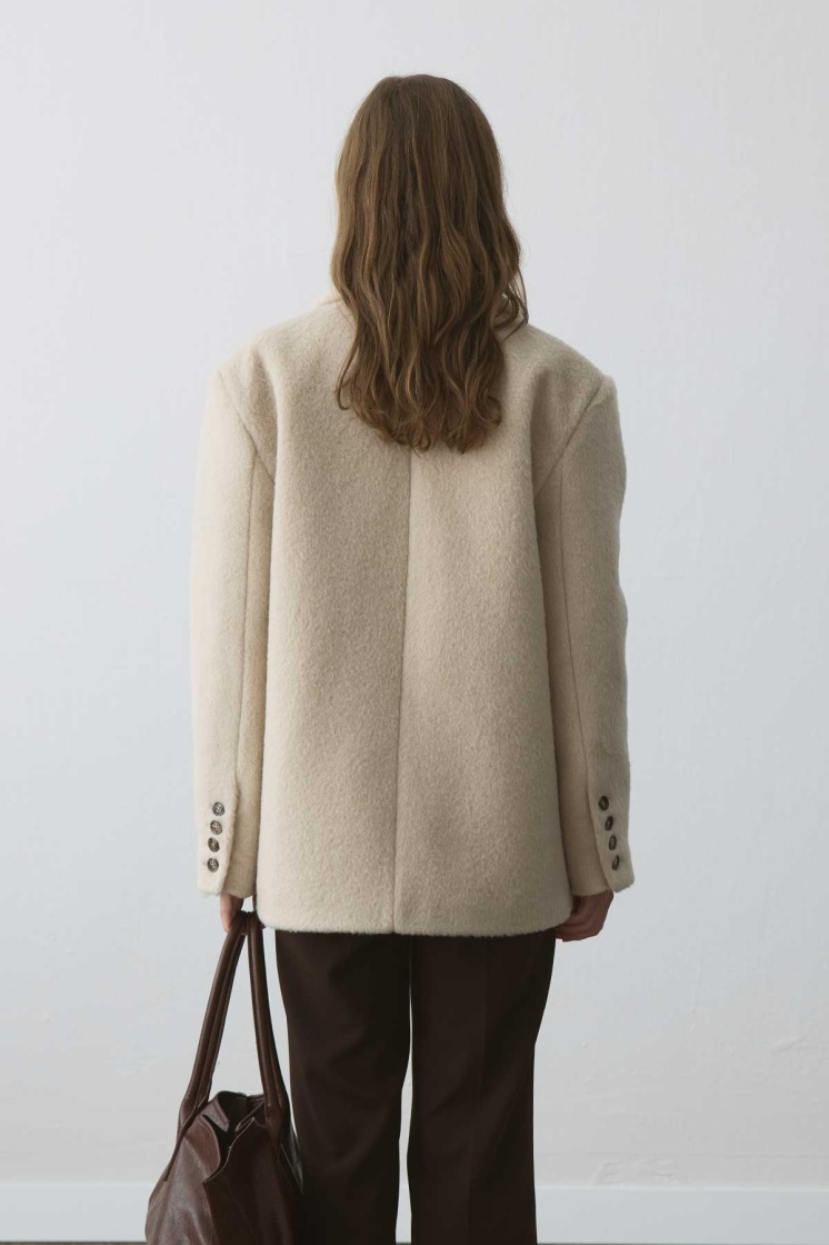Premium Kruvaze Deve Tüy Blazer - 7