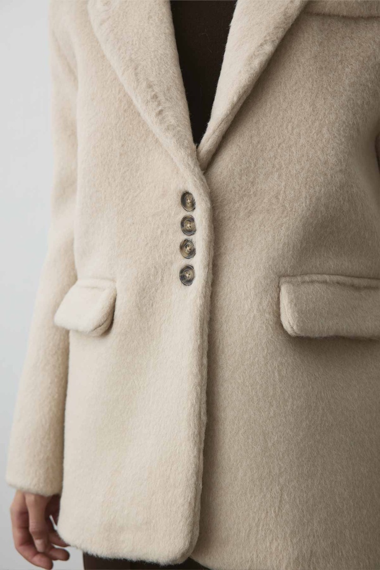 Premium Kruvaze Deve Tüy Blazer - 6