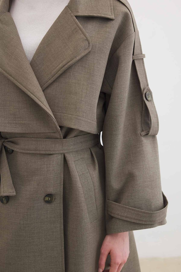 Premium Oversize Vizon Trençkot
