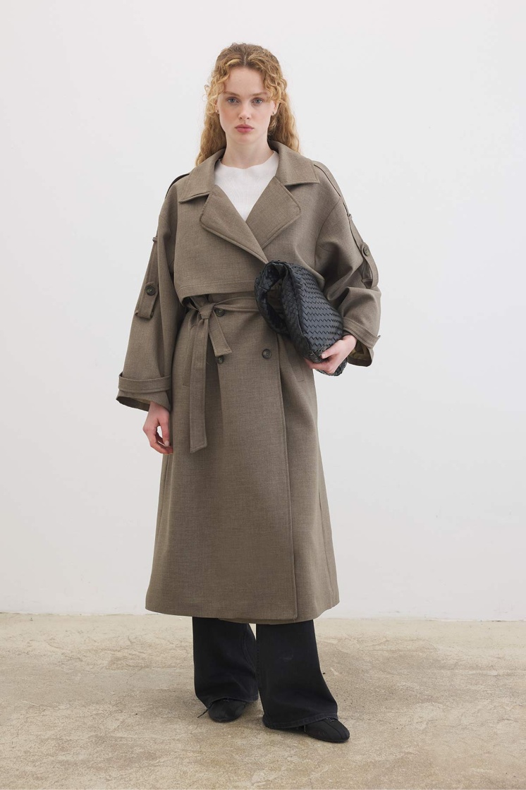 Premium Oversize Vizon Trençkot