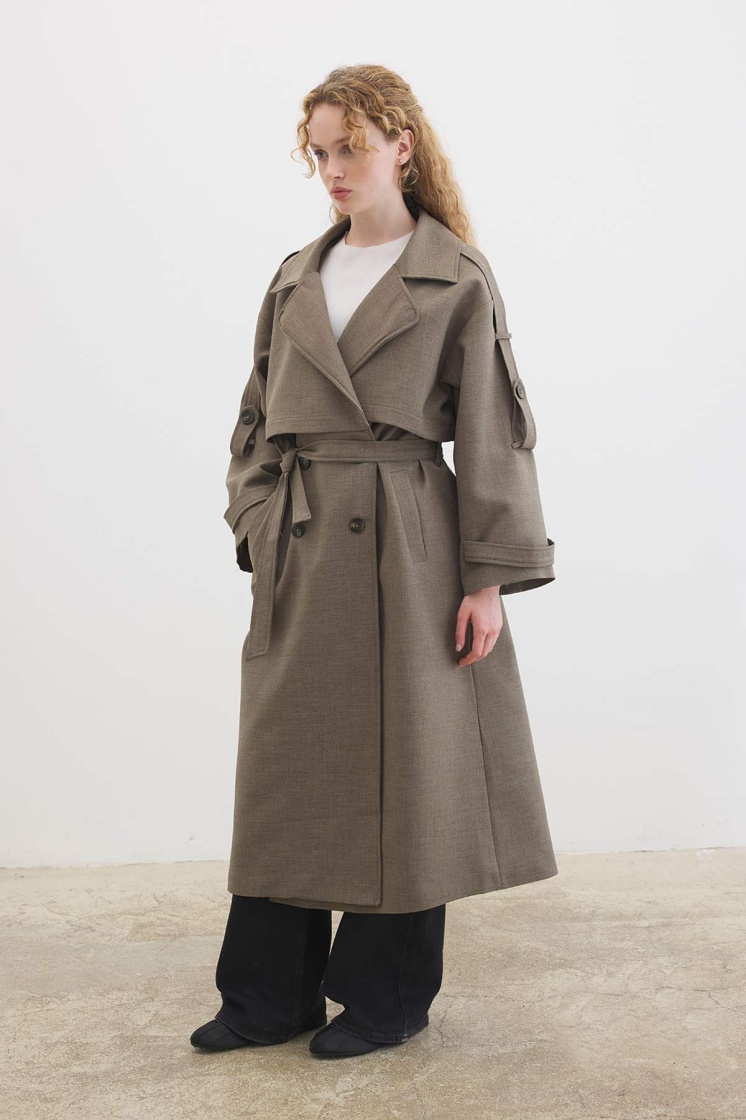 Premium Oversize Vizon Trençkot