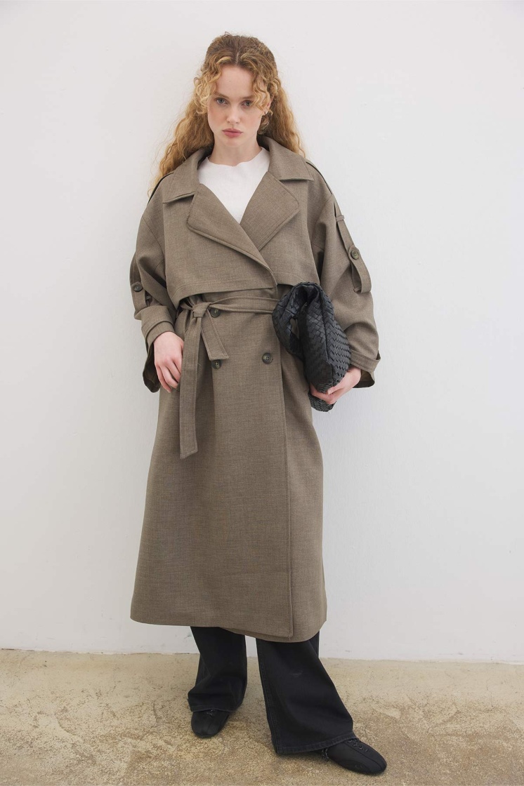 Premium Oversize Vizon Trençkot