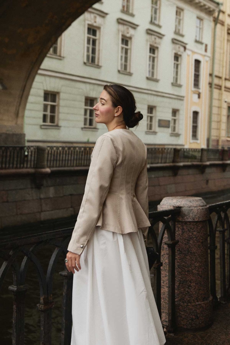 Premium Peplum Form Taş Ceket - 3