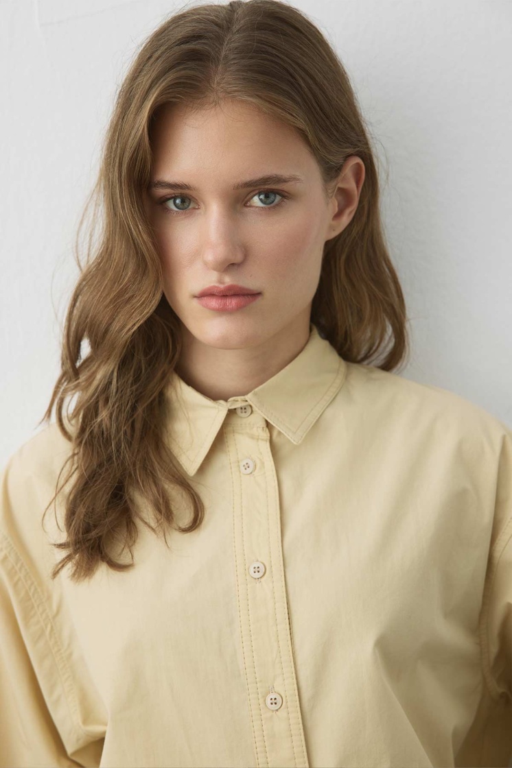 Premium Poplin Butter Yellow Gömlek
