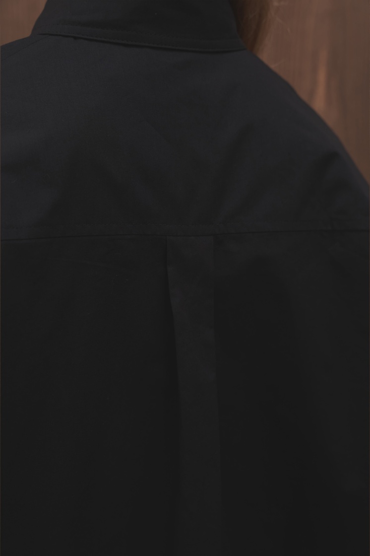 Premium Poplin Siyah Gömlek