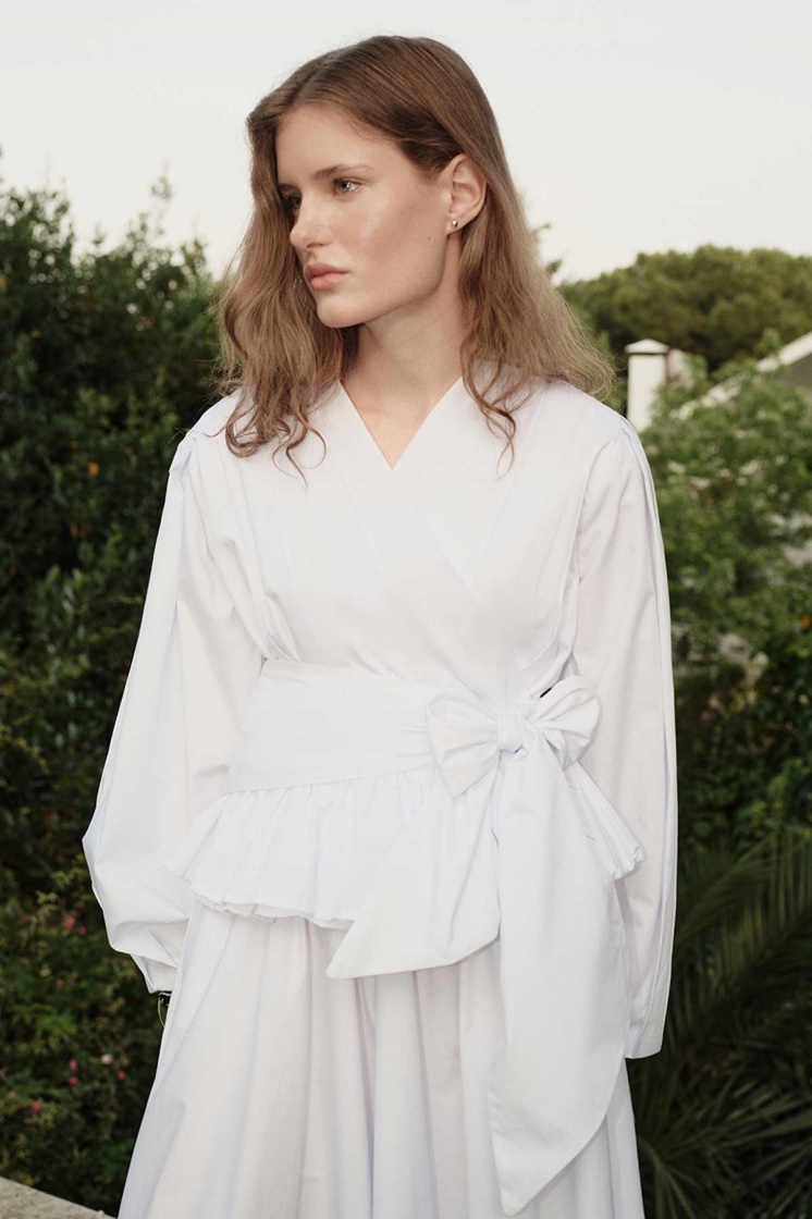 Princess Pamuklu Beyaz Etek Takım - 5