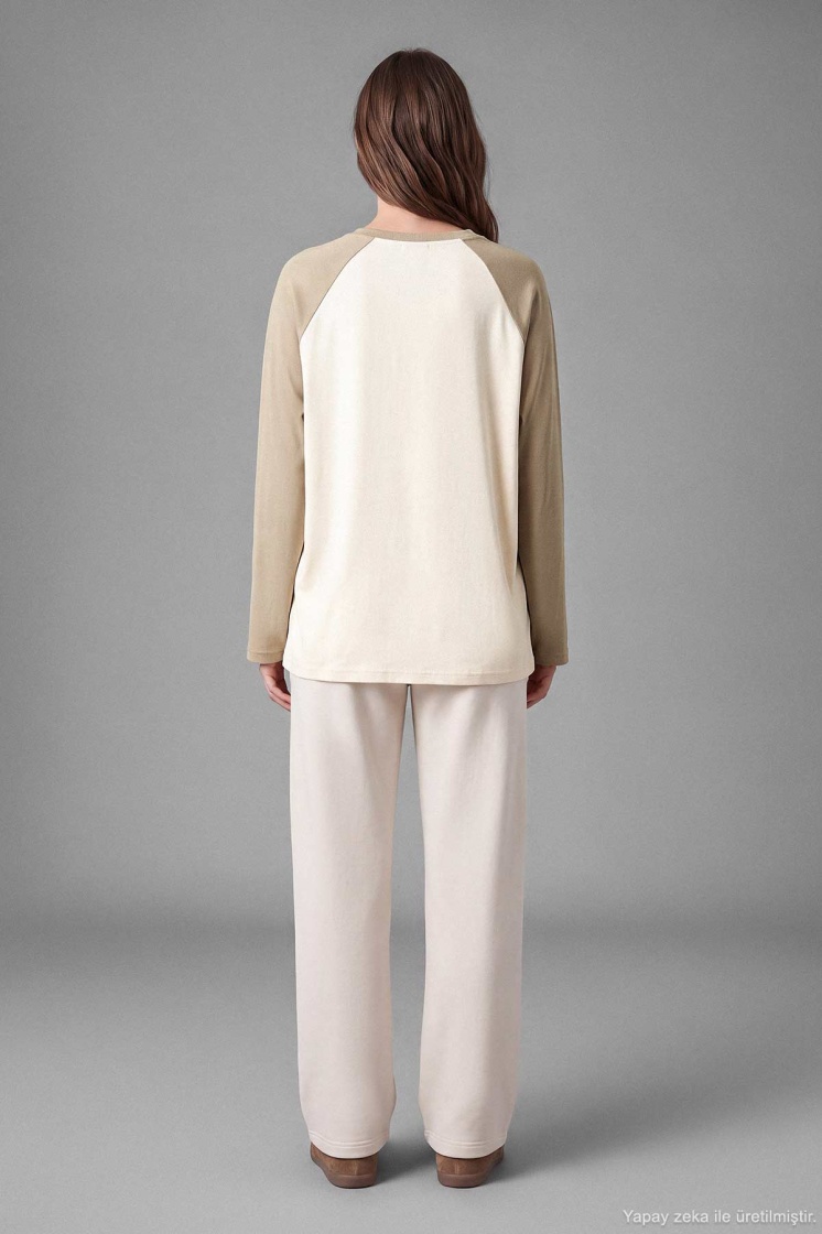 Reglan Çift Renk Çağla Tişört - 6