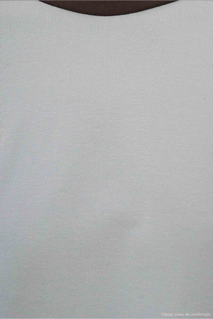 Reglan Çift Renk Kahve Tişört