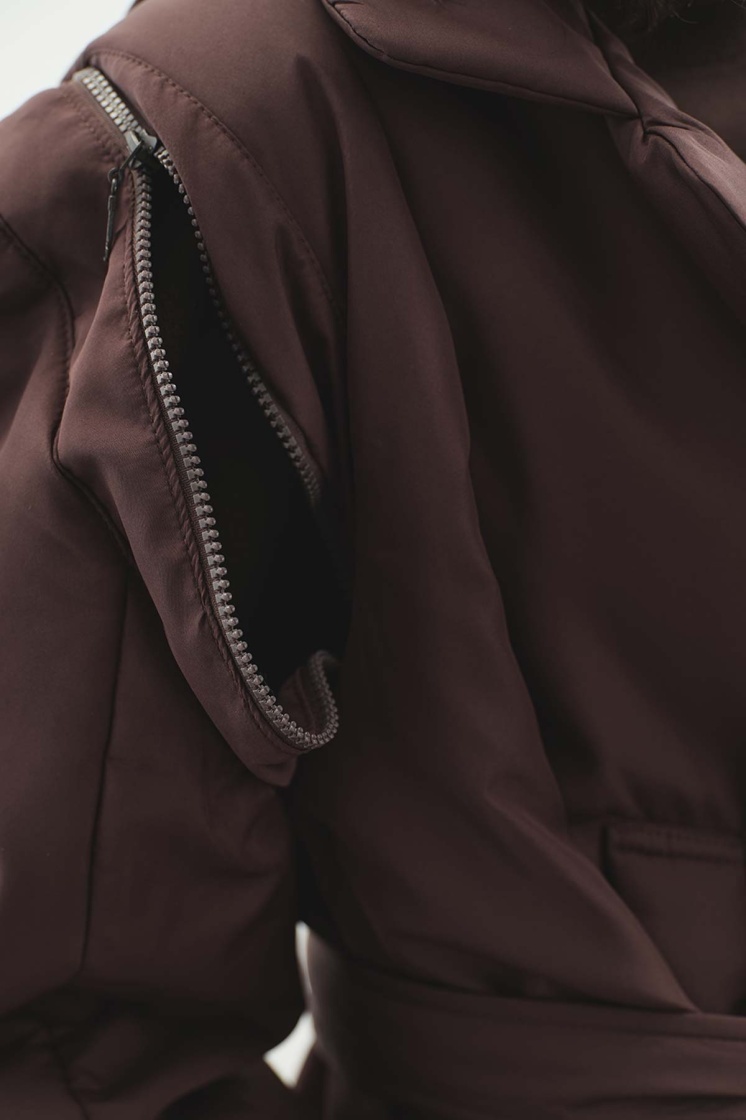 Şişme Kahve Mont - 7